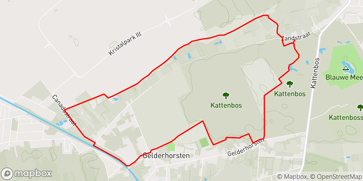 Kattenbos (rood). 9km En 5D+ Hoogtemeters In Lommel